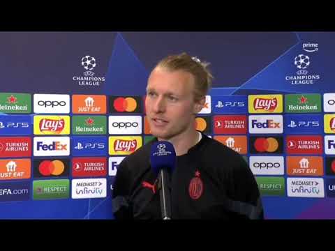 Simon Kjær - German Interview - After Napoli Vs AC Milan - Champions League 22/23