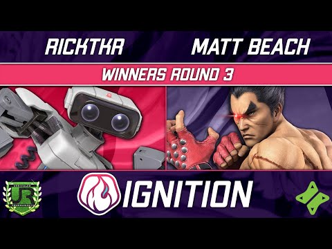 Ignition 260 WINNERS ROUND 3 - RiskTKR (ROB) vs Matt Beach (Kazuya)
