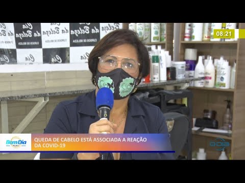 Queda de cabelo está associada a reação da Covid-19 20 04 2021