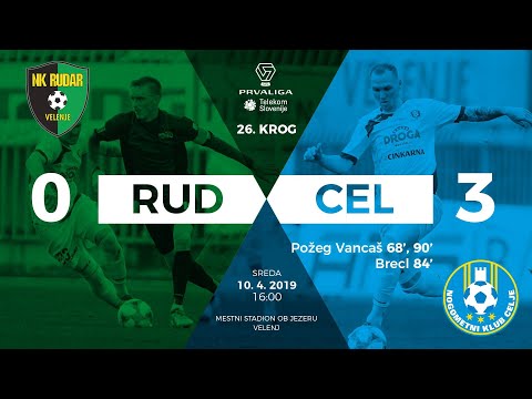26.krog: Rudar - Celje 0:3 ; Prva liga Telekom Slovenije 2018/2019