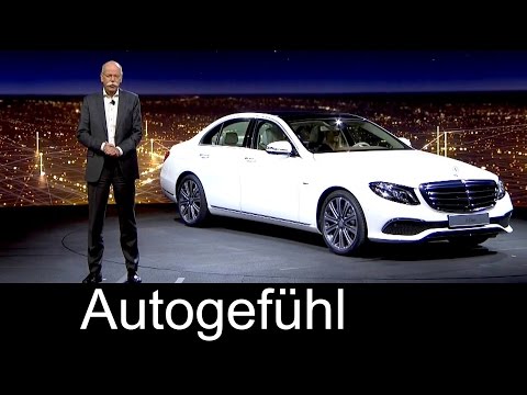 World Premiere all-new Mercedes E-Class Presentation NAIAS Detroit neue E-Klasse 2017