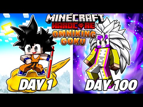 I Played Minecraft Dragon Block C As OMNI-KING GOKU For 100 DAYS… This Is What Happened