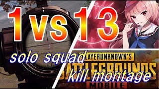 PUBG Mobile　One personドン勝キル集【iPadPro】【Gameplay】