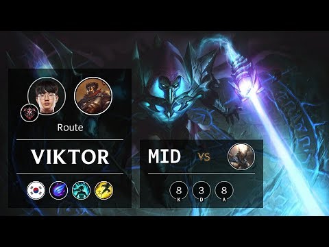 Viktor Mid vs Pantheon - KR Grandmaster Patch 10.2