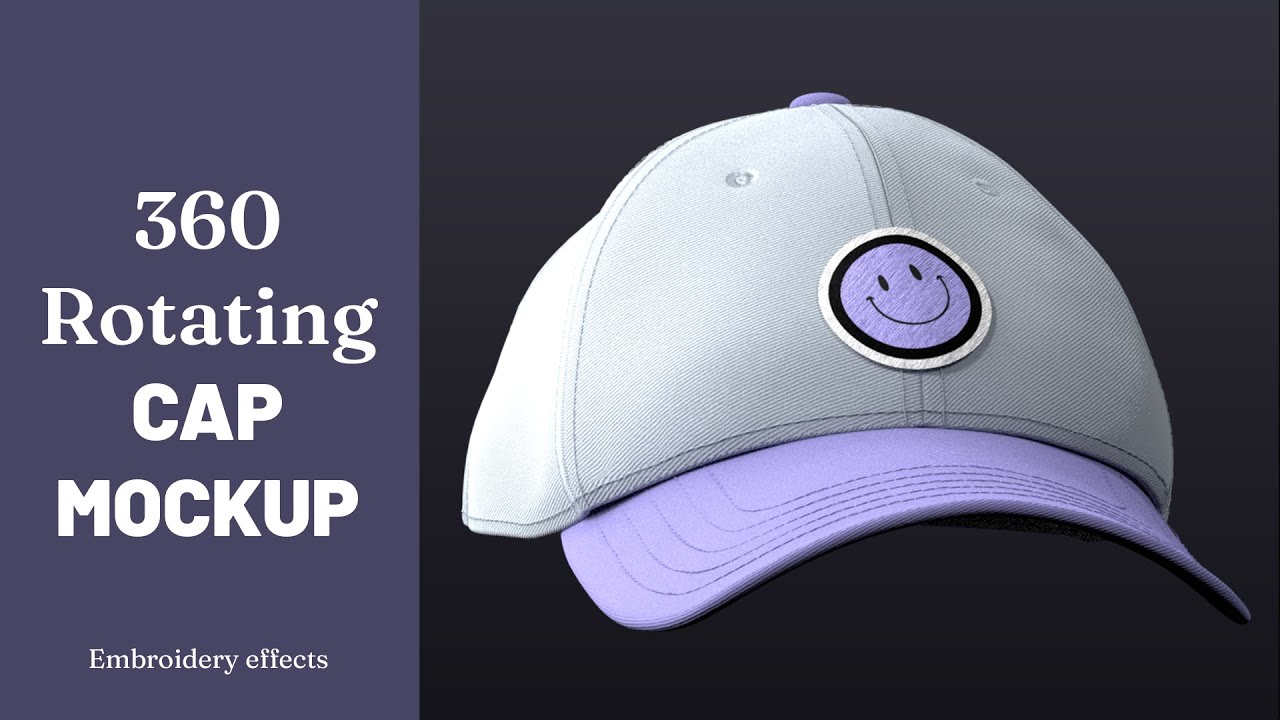 3D Animated Cap Mockup Tutorial (No Plugins)