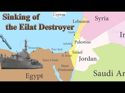 Sinking of the Eilat Destroyer | Awesome Maritime Warfare | Israeli-Egyptian War | 1967