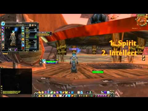 WoW Cataclysm 85 Holy Priest - Basic Healing Guide - Part 2 (Stat Priorities)