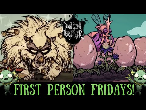 Bearger Bashes Bees & Giant Veggies! - First Person Friday [Don't Starve Together]