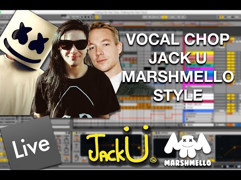 Jack Ü / Marshmello Style: Melody-Vocal Chop | Ableton Tutorial (FREE PROJECT DOWNLOAD)