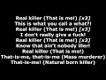 Tech N9ne - Real Killer - Lyrics