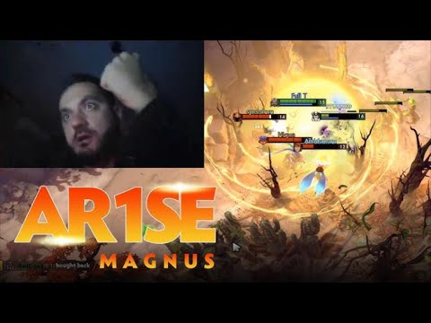Ar1se Magnus Mid Full Gameplay Top Plays Best Illusion Bait Ever Dota 2 Highlights !!