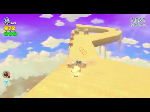 Super Mario 3D World [Switch] 8-2 Speedrun - Time: 86 (Tied WR)
