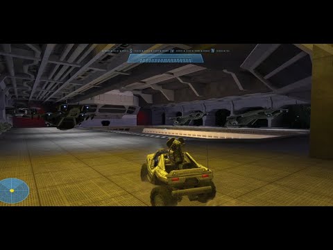 Halo frigate interior lighting test