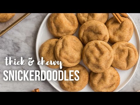 BEST Thick and Chewy Snickerdoodle Cookies! | The Recipe Rebel