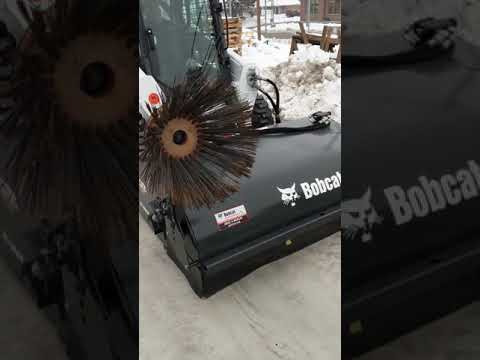 Bobcat Sweeper Attachment with Curb Broom