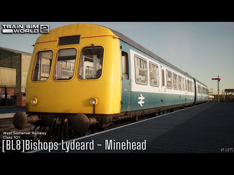 [BL8]Bishops Lydeard - Minehead - West Somerset Railway - Class 101 - Train Sim World 2