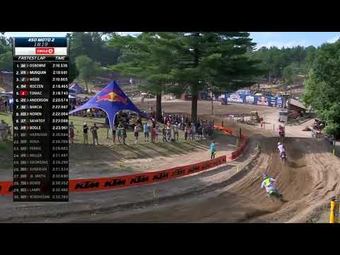 2019 Southwick National - 450 Moto 2 Webb, Tomac & Roczen battle