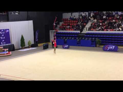 Eloïse Marchon ruban - Nat A 14/15 ans France Besançon 2016