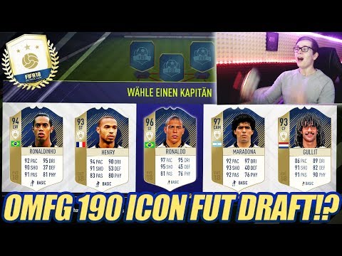 FIFA 18: Schaffen wir das 190 RATED ICON FUT DRAFT!? 🔥🔥 Ultimate Team - CHALLENGE
