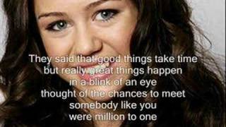 Miley Cyrus - one in a million (Lyrics)