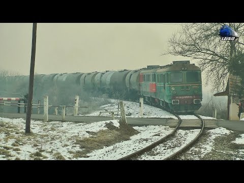 LDE2100 60-0926-5 & 60-0970-3 & Marfar CFR MARFĂ Freight Train in Porți - 11 January 2020