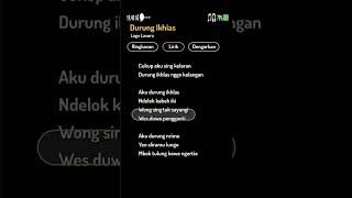 Download lagu DURUNG IKHLAS - (Full lirik) | DutaLirik. mp3