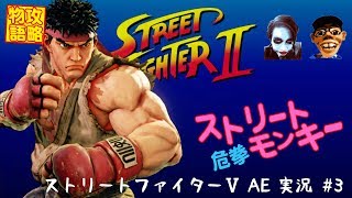 【平成元年ズ】『ストリートファイターⅤ AE実況 #3 ストリートモンキー 危拳』