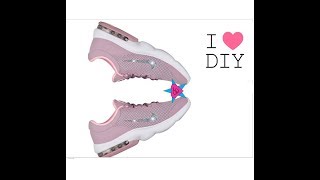 DIY- Custom Bedazzled Glitter Bling Kicks | NIKE Advantage | Crystal Running Shoes