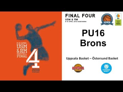 RM 2016 PU16 Brons Uppsala Basket - Östersund Basket