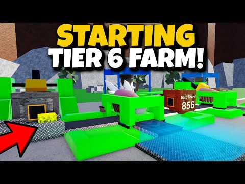 BUILDING MY NEW "TIER 6" FARM TO GET SUPER RICH! Factory Simulator Roblox