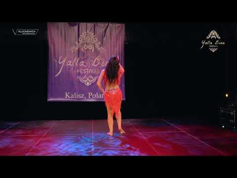 New Anita bellydance -DRUM SOLO 1st place winner at Yalla Bina festival 2023#trending #youtube