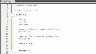 Buckys C++ Programming Tutorials - 5 - Creating a Basic Calculator