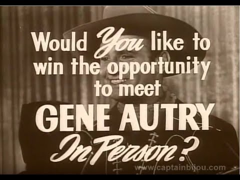 1946 MEET GENE AUTRY - Contest snipe