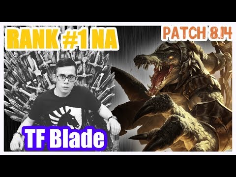 TFBlade | RENEKTON vs DARIUS | RENEKTON Top | Challenger Gameplay | Patch 8.14
