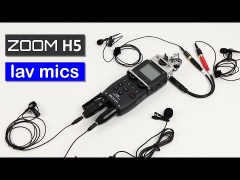 Zoom H5: Connecting Lav Mics | Adapters and Settings