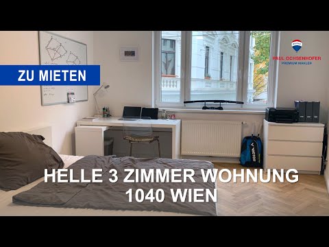 Helle 3 Zimmer Wohnung zu mieten in 1040 Wien, Wieden