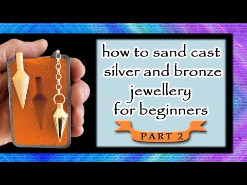 Delft clay casting silver and bronze jewellery tutorial (a detailed Guide for beginners) part 2