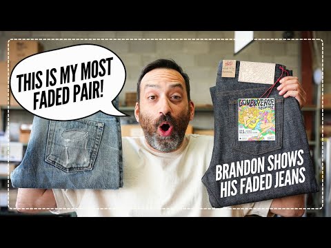 Raw Denim Fade Review - Vulgar Selvedge - Worn For Years By Brandon