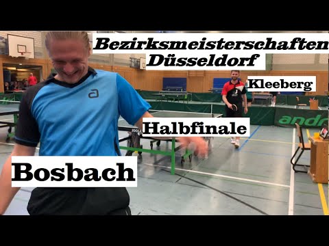 HALBFINALE L.Bosbach(2201TTR) : F.Kleeberg(2109TTR) | Bezirksmeisterschaften