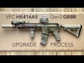 VFC HK416 GBBR Gen3 Upgrade Process Airsoft Replica