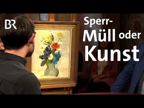 Sperrmüll oder Kunst: Blumenstillleben | Gemälde | Expressionismus | Kunst + Krempel | BR