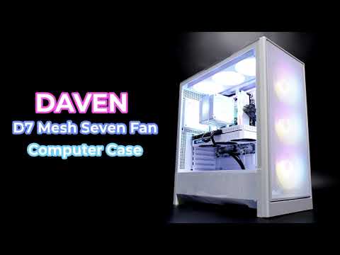 외형 및 동작 시연 - DAVEN D7 Mesh 세븐팬 [다나와 리포터]