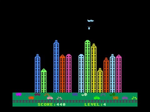 Bomber 3in1 - A special bomber game for the Enterprise 128