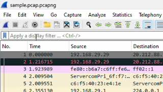 How to read/view pcap file and apply DNS filter using Wireshark