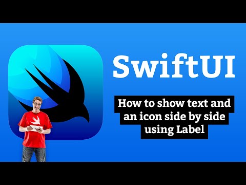 How to show text and an icon side by side using Label – SwiftUI