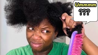 Chillleee..I tried the viral TikTok hair brush 🫠