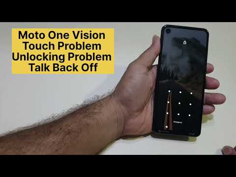 Moto One Vision Touch Problem | Unlock Issue Fix Talkback