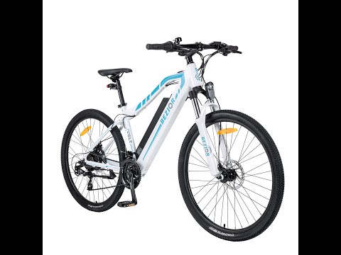 Elektrinis dviratis Bezior M2 Pro, 26", 500W, 12,5Ah, juodas video