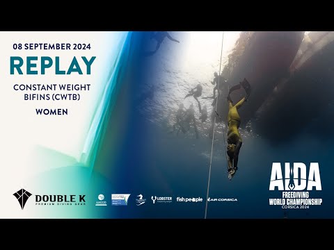 AIDA Depth World Championship Ajaccio 2024 - Constant Weight Bifins (CWTB) - Women