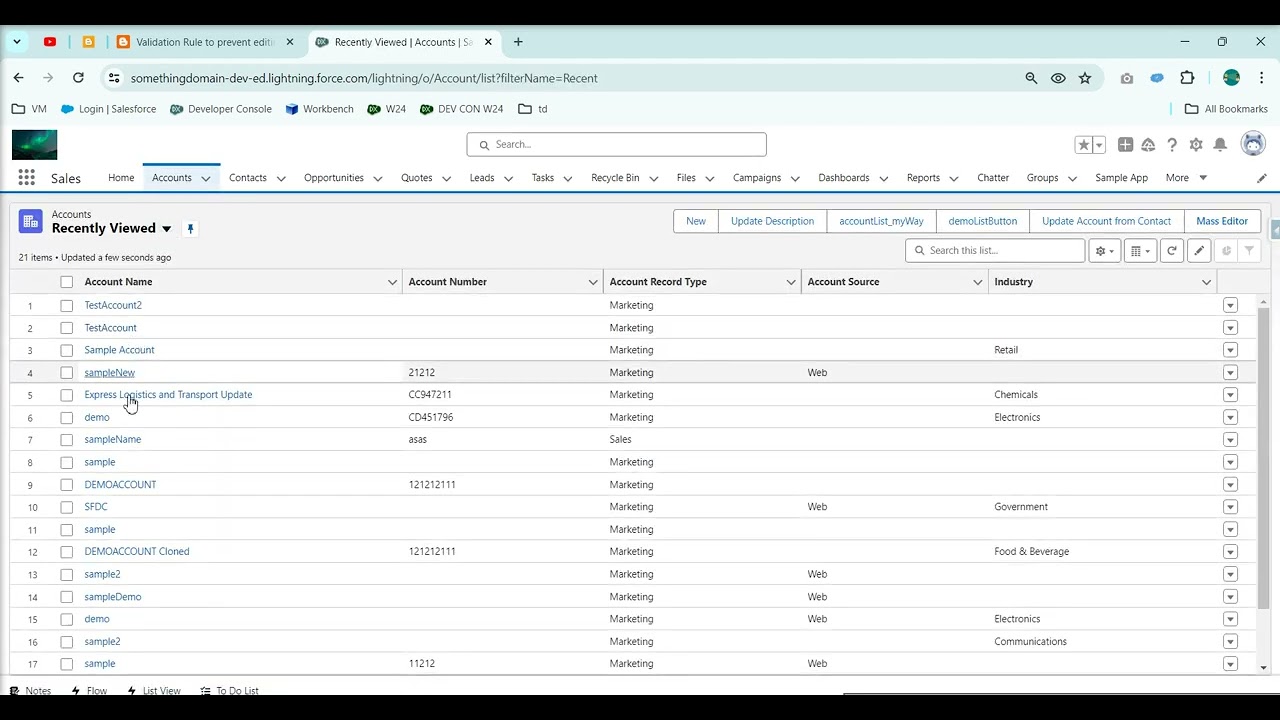 Validation Rule to prevent editing a field if a value is already present #inSalesforce